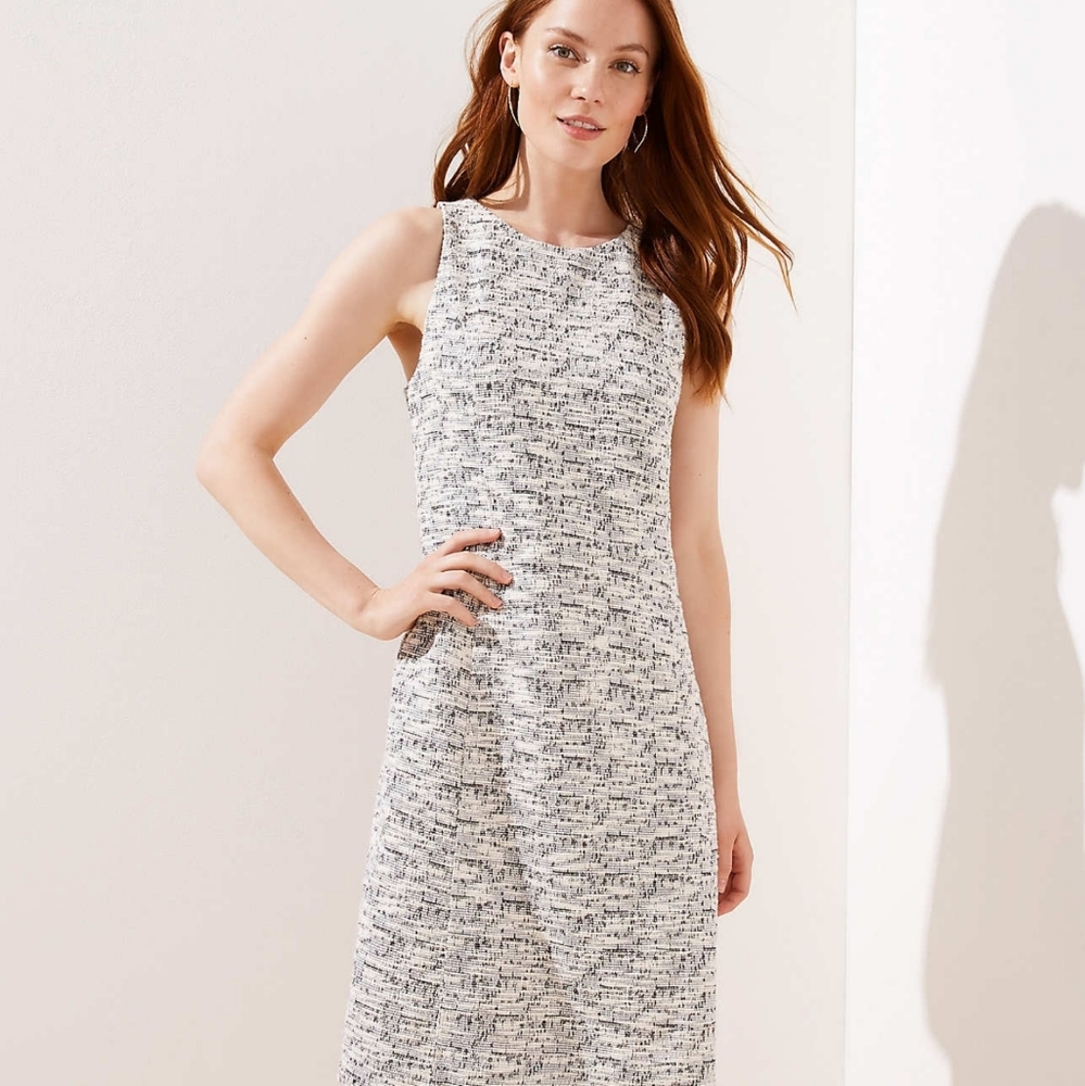 NWT loft soacedye texured dress